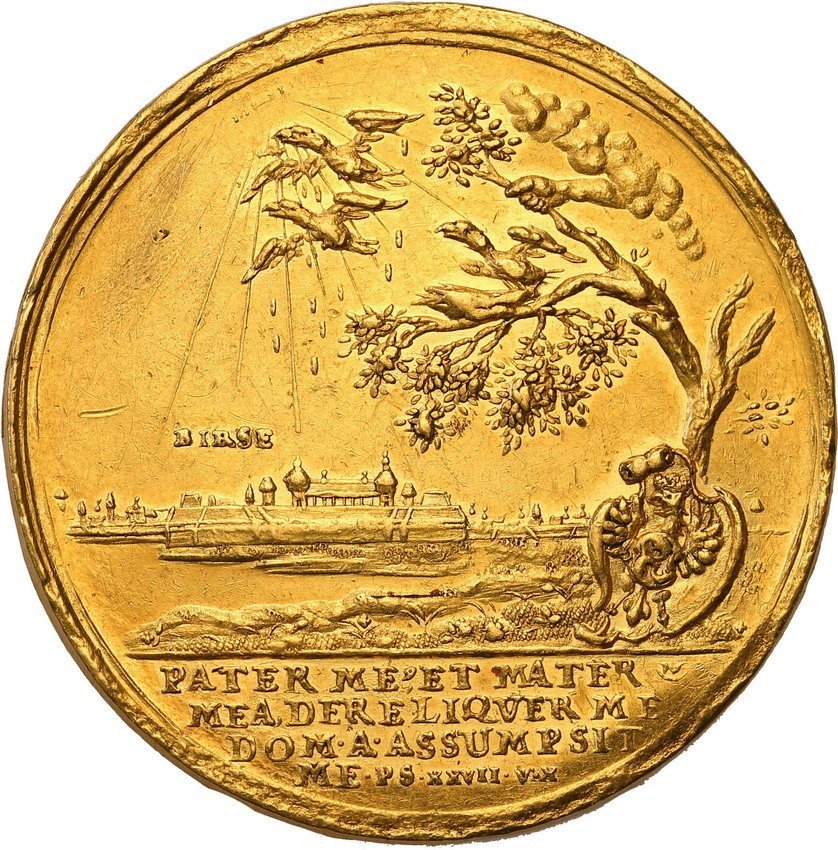 Ludwika Karolina Radziwiłłówna, Medal wagi 10 dukatów 1675
